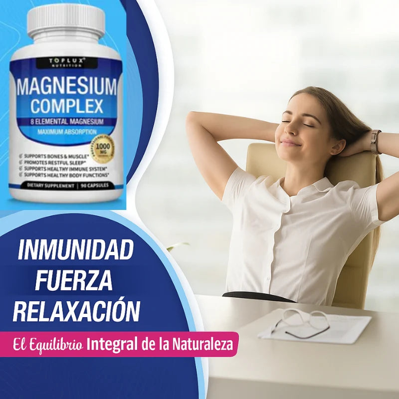 Complejo De Magnesio Apoya el sueño y musculos