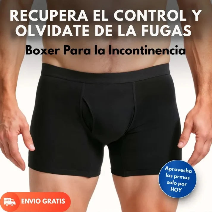 Paga 1 Lleva 2 Boxer Para La Incontinencia Confianza total frente a fugas y goteos.
