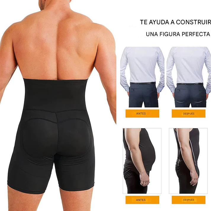 Fajas moldeadoras de cintura alta para hombre