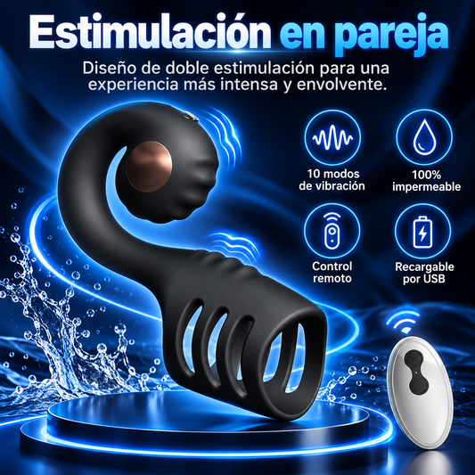 ABELE™ Anillo Vibrador para Parejas | 10 Modos + Control Remoto