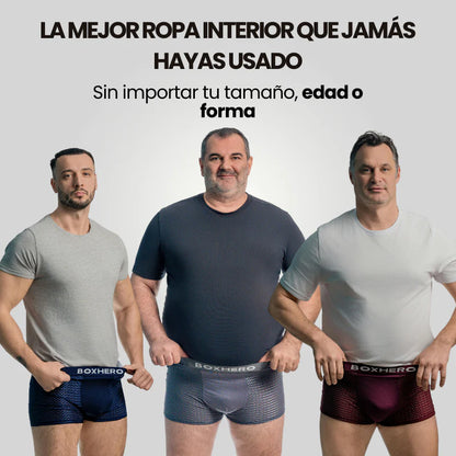 PAGA 5 LLEVA 10 🤑  BOXERS DE FIBRA DE BAMBÚ🔥CÓMODOS, LIGEROS Y TRANSPIRABLES (COLORES SURTIDOS)