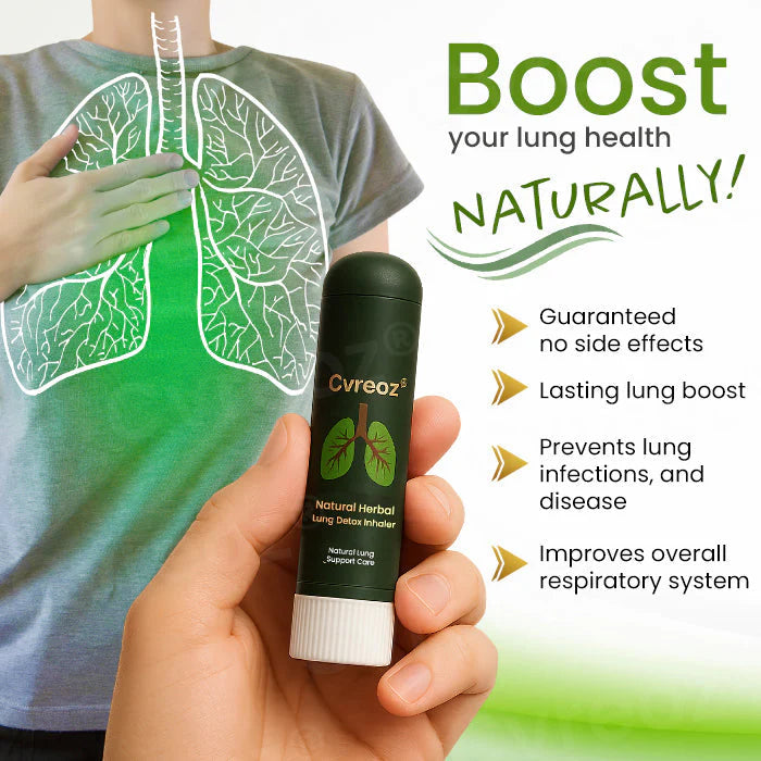 Natural Herbal - Inhalador de hierbas para la desintoxicación pulmonar