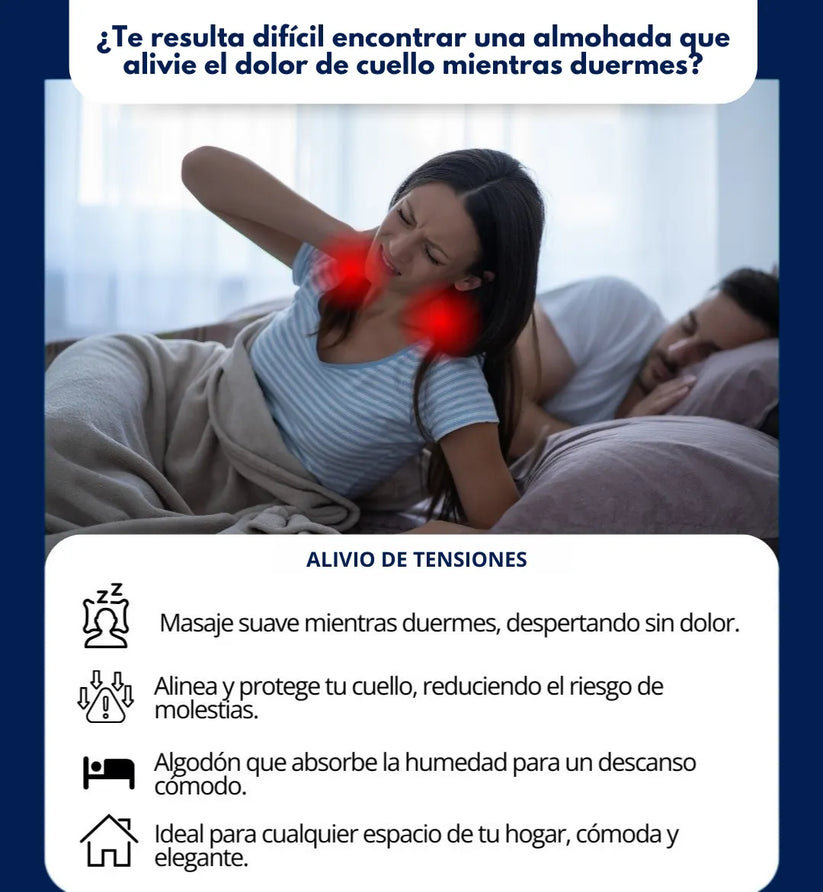 CerviCare® Almohada Ortopedica para Noches Profundas🎁