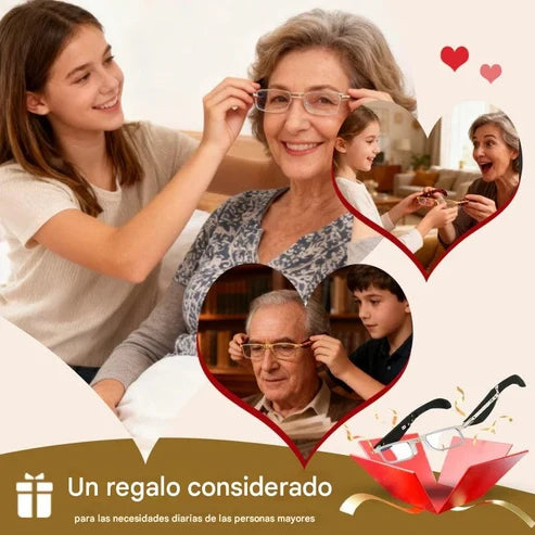 Glasses - Gafas de Lectura Plegables Anti Luz Azul con Estuche