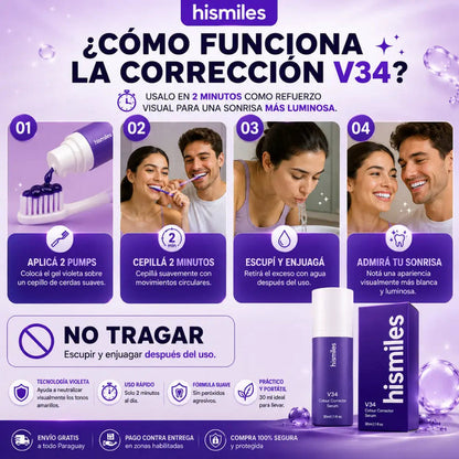 PURPLE V34 - Blanqueador Dental