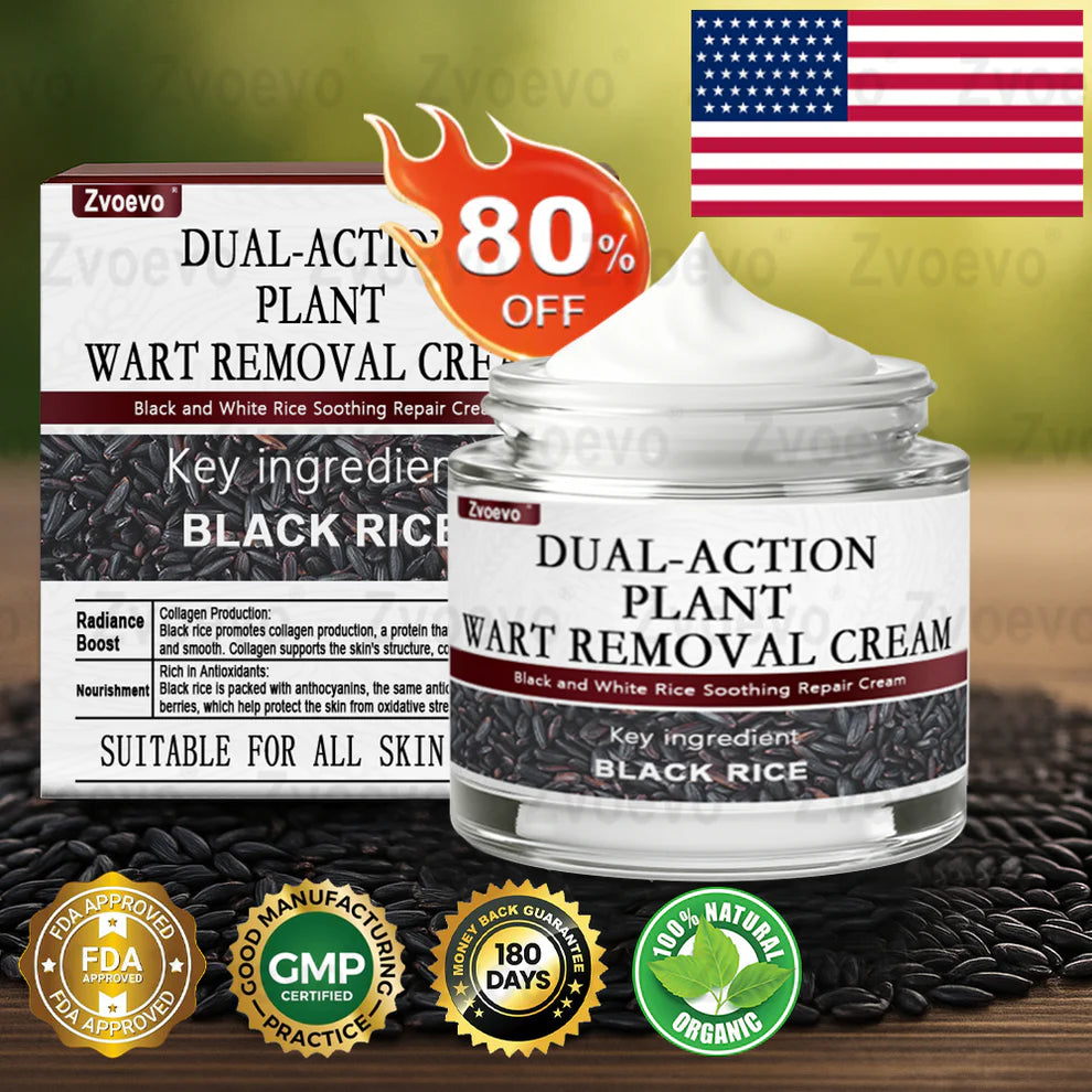Crema reparadora de piel con esencia de arroz negro Zvoevo® ⚕️ Certificada por la FDA