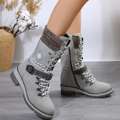 Molly - Botas de invierno de altura media para mujer