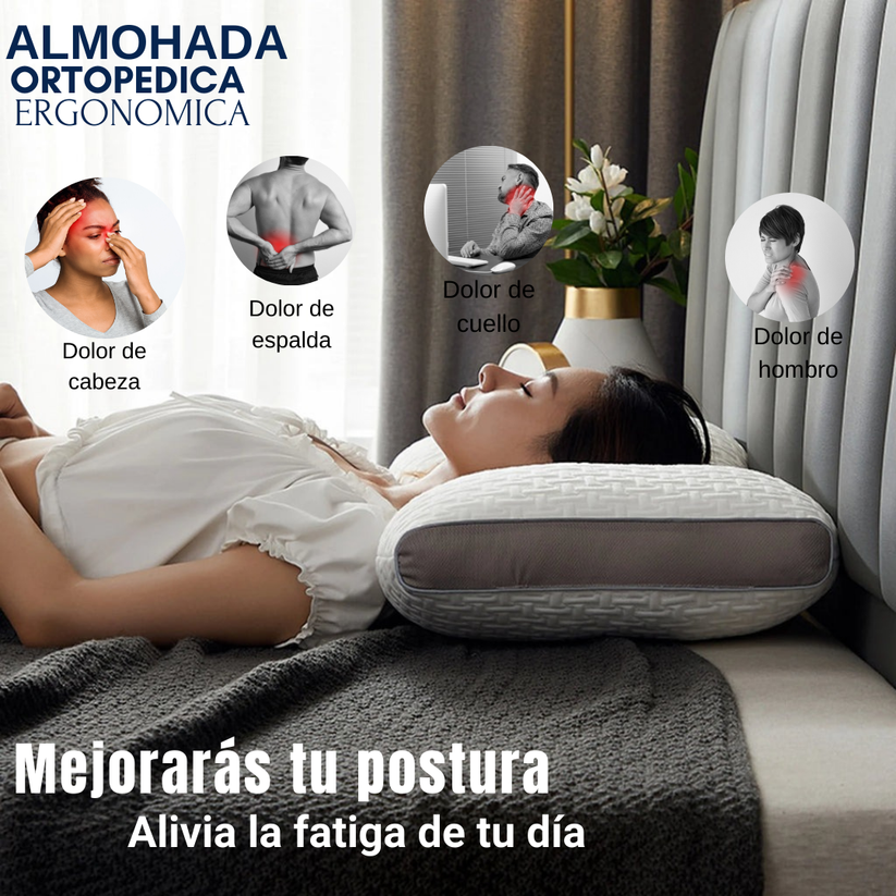 CerviCare® Almohada Ortopedica para Noches Profundas🎁