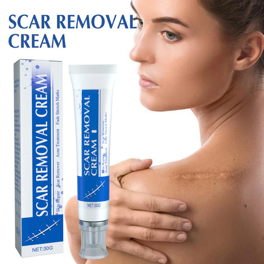 Crema reparadora de cicatrices para hombres y mujeres, atenúa las cicatrices y reafirma la piel en un solo paso