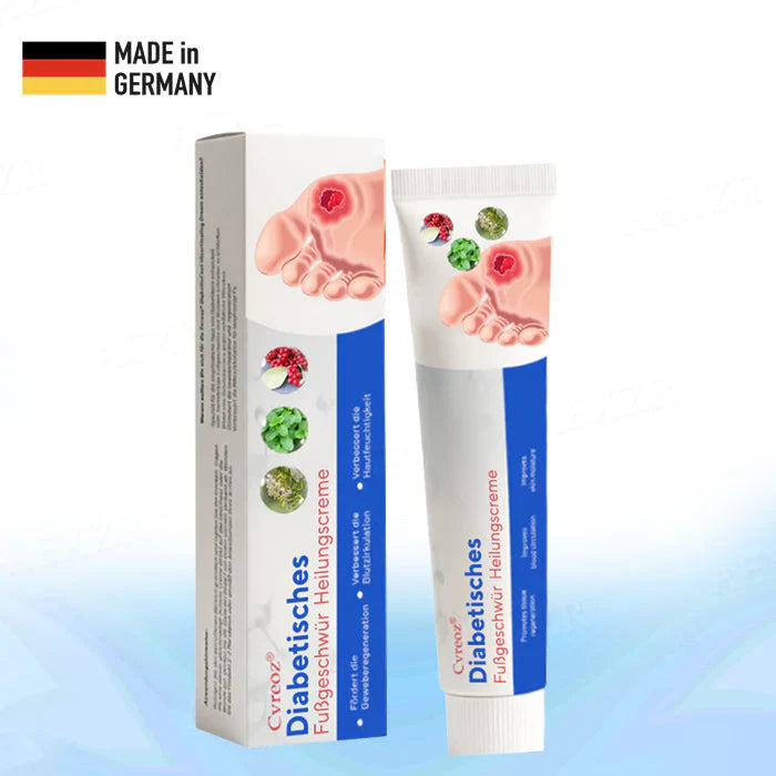 Crema cicatrizante para úlceras del pie diabético Cvreoz®