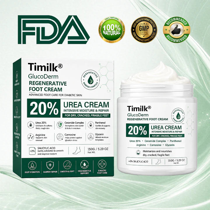 Crema regeneradora para pies GlucoDerm