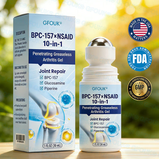 GFOUK® BPC-157 × AINE Gel penetrante no graso 10 en 1 para la artritis 🍀