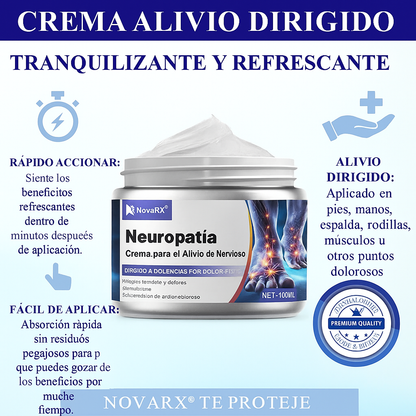 NovaRX® - Crema para el alivio de la neuropatía nerviosa