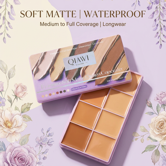 Corrector de cobertura impecable al instante: suaviza con un solo toque para una piel perfecta.