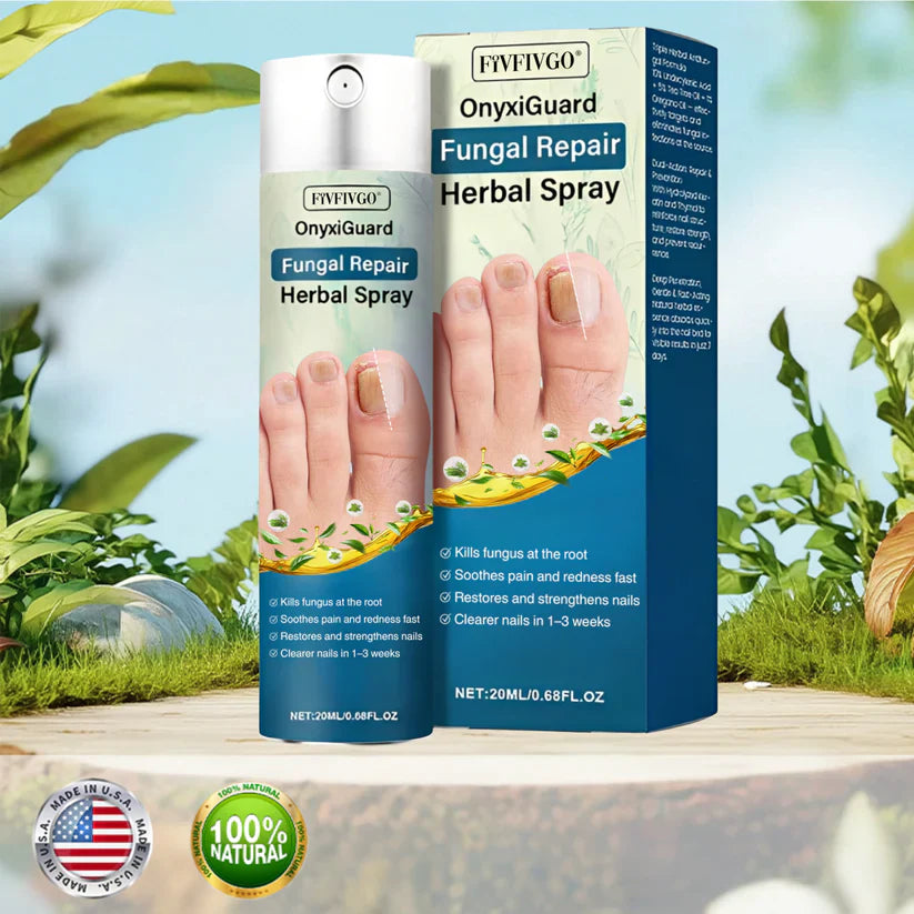 Spray herbal reparador de hongos Fivfivgo® OnyxiGuard