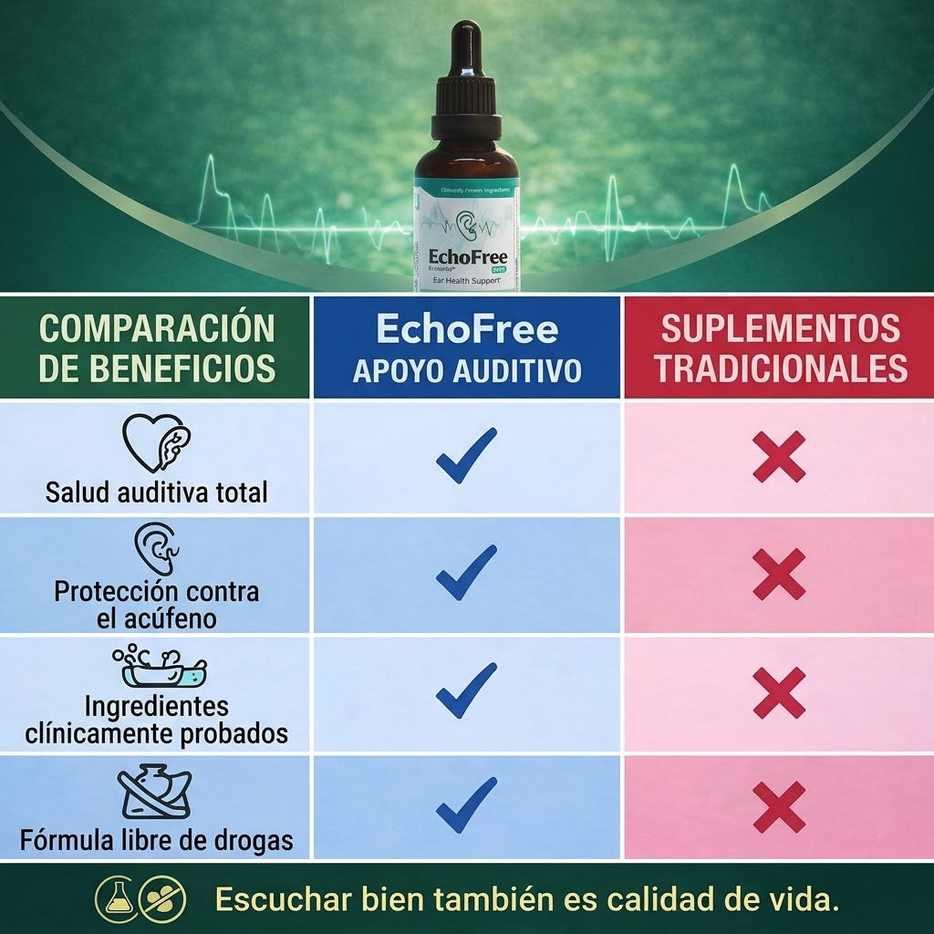 Paga 1 Lleva 2 Suplemento Echofree-adios A Los Zumbidos