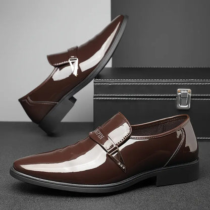 Prestige Luxe™ – Zapatos de Cuero Charol Elegantes.