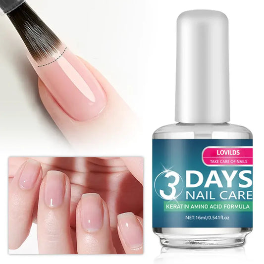 LOVILDS™ Cuidado de uñas de 3 días: fórmula de aminoácidos de queratina para una nutrición superior de las uñas