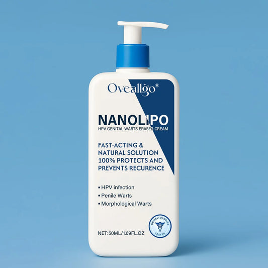 Crema para eliminar las verrugas genitales causadas por el VPH NanoLipo