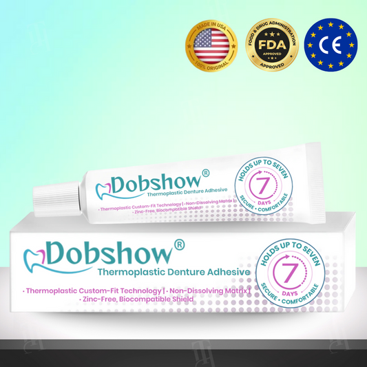 Adhesivo termoplástico para dentaduras postizas Dobshow®