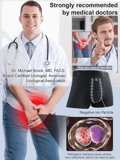Calzoncillos bóxer magnéticos para el cuidado de la próstata para hombres (Pack x3)