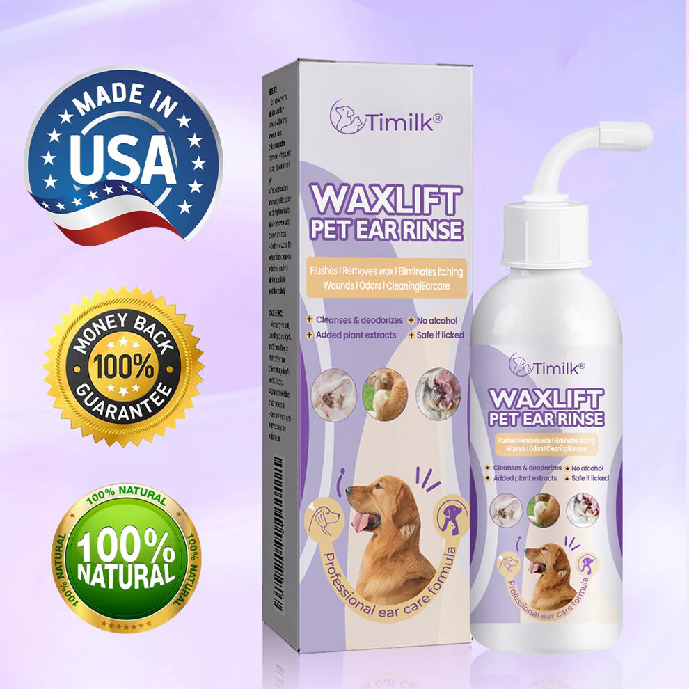 Enjuague de oídos para mascotas Timilk® WaxLift
