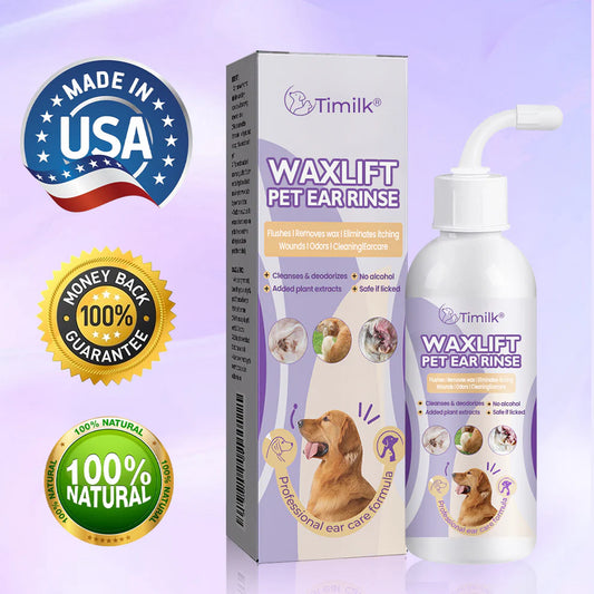 Enjuague de oídos para mascotas Timilk® WaxLift