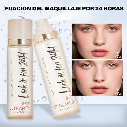 🌟 Lock in for 24H™ – Spray Fijador de Maquillaje
