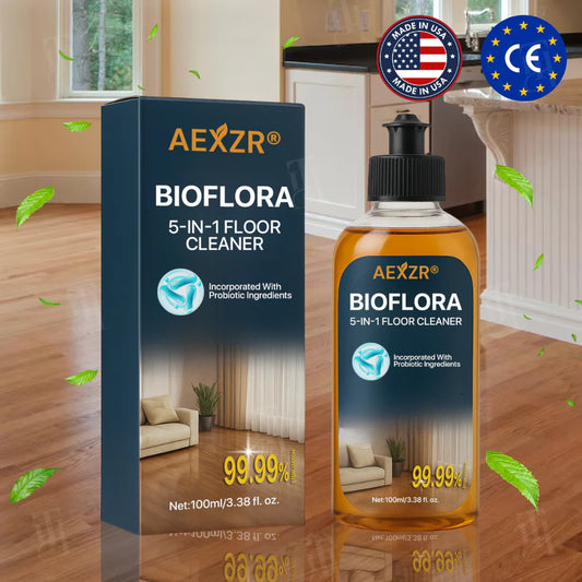 AEXZR® BioFlora Limpiador de pisos 5 en 1 |👶 Seguro para bebés y mascotas🐾