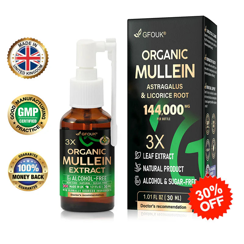 GFOUK®3X Spray concentrado de limpieza pulmonar con gordolobo