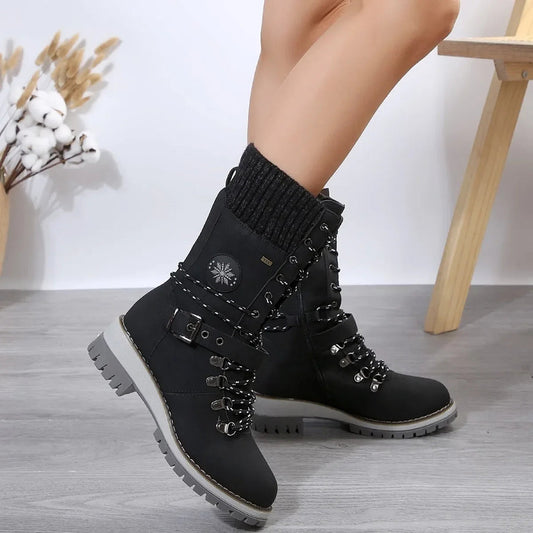 Molly - Botas de invierno de altura media para mujer