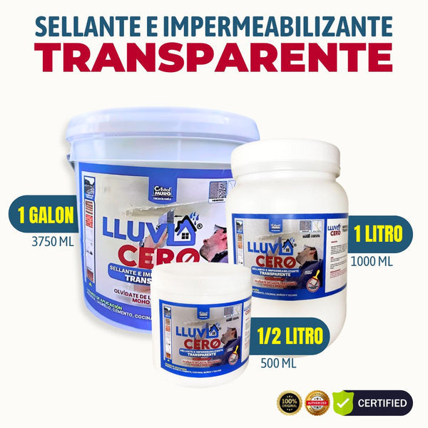 🔥PAGA 1 LLEVA 2🔥LLUVIACERO™️ Elimina las goteras y filtraciones y ahorra miles en reparaciones costosas