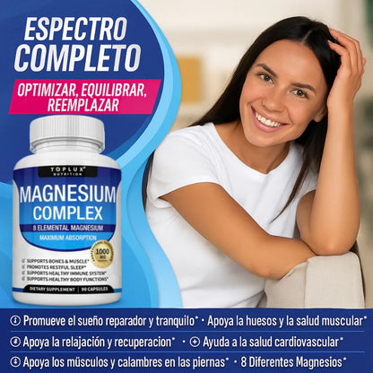 Complejo De Magnesio Apoya el sueño y musculos