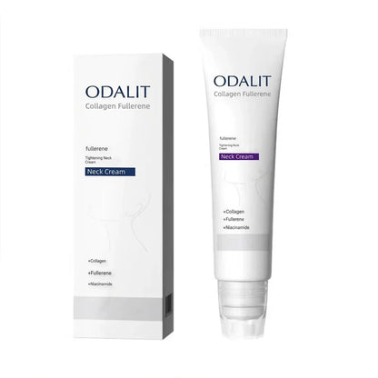 Crema reafirmante para cuello y cuerpo ODALIT™ con rodillo de 5 bolas