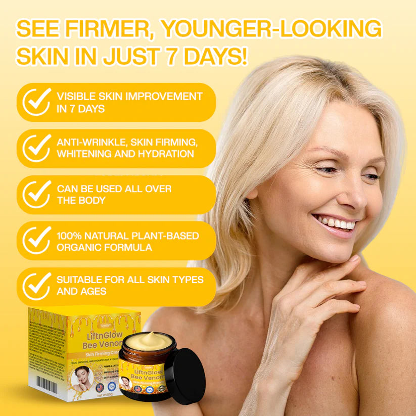 LiftnGlow® - Crema reafirmante para la piel con veneno de abeja