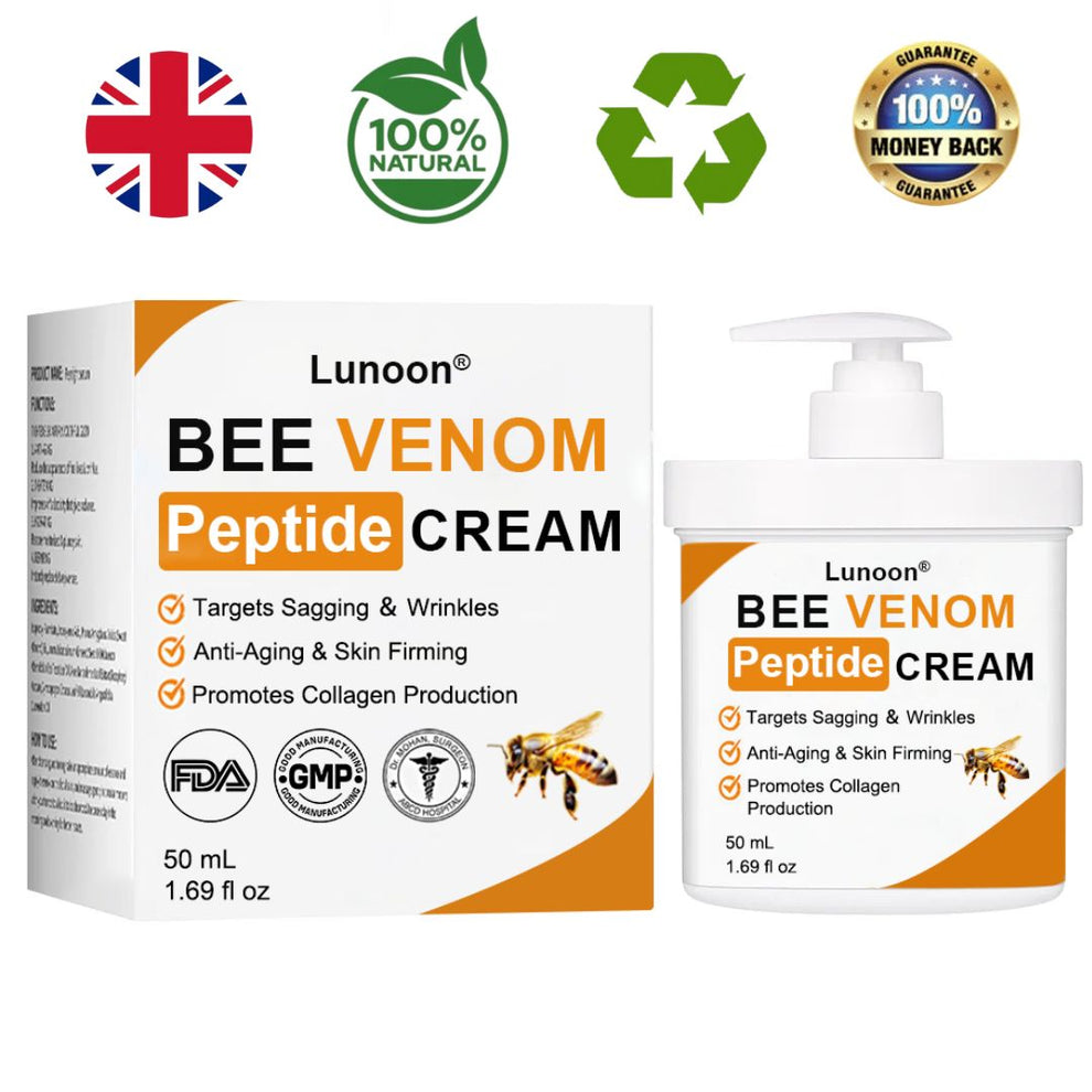 Crema de péptidos de veneno de abeja:Piel firme, visiblemente tersa y sin edad