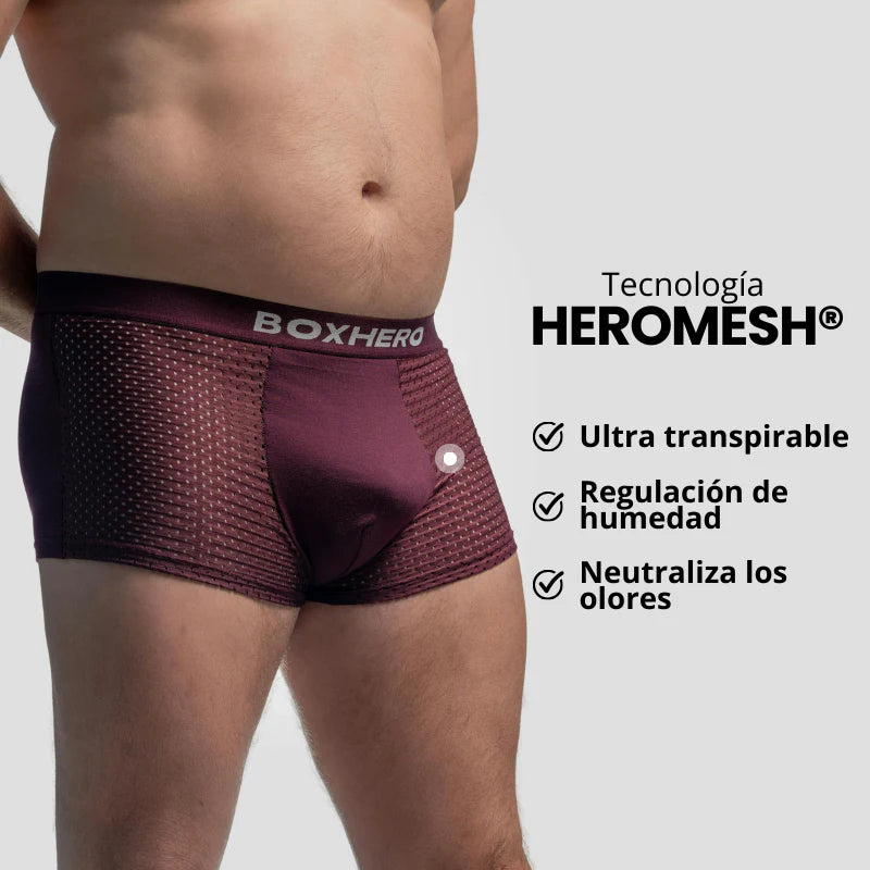 PAGA 5 LLEVA 10 🤑  BOXERS DE FIBRA DE BAMBÚ🔥CÓMODOS, LIGEROS Y TRANSPIRABLES (COLORES SURTIDOS)