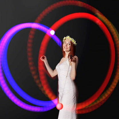 🌈 LED POI BALL — Diversión luminosa para todas las edades