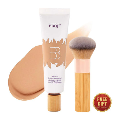 BBOJI® Crema BB Hidratante Correctora con SPF 30+ ¡Brocha GRATIS!