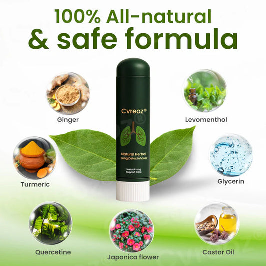 Natural Herbal - Inhalador de hierbas para la desintoxicación pulmonar