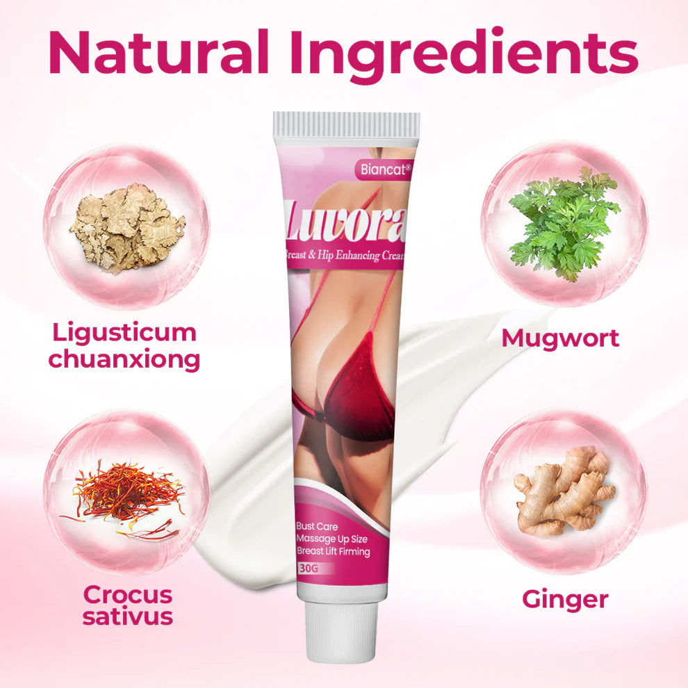 Biancat® Luvora - Crema para el aumento de senos y glúteos