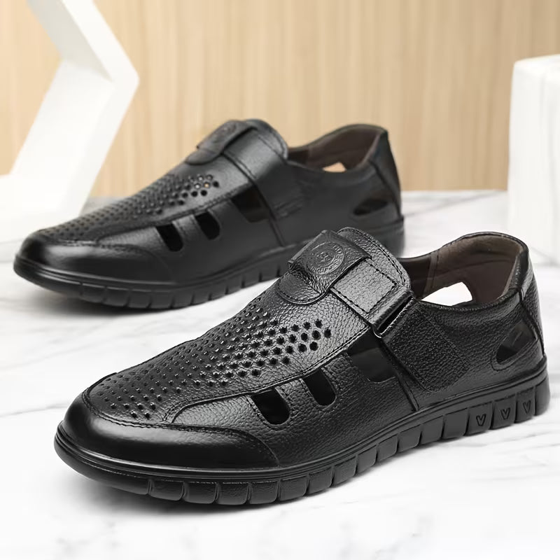 Sandalias Ortopédicas De Cuero De Cocodrilo