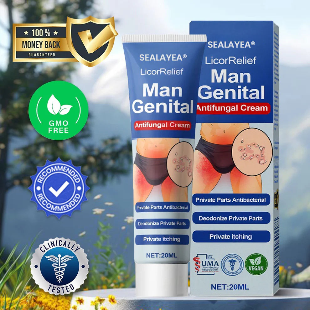 Crema antimicótica genital masculina SEALAYEA® LicorRelief