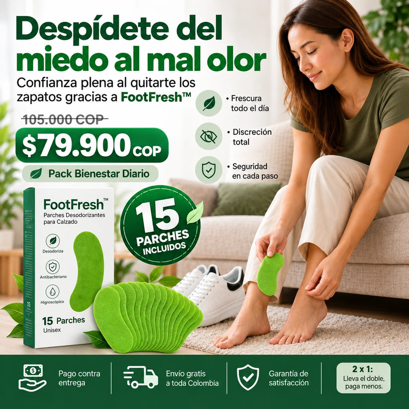 Paga 1 Lleva 2 Sets De Parches Desodorizantes Para Calzado ( 30 Pares )