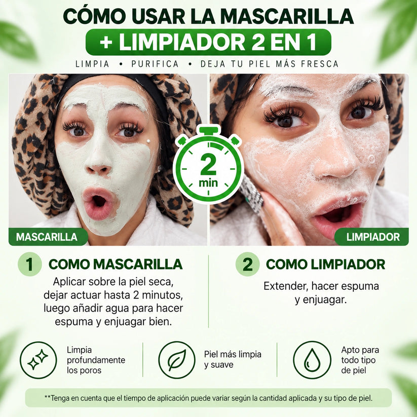 🔥PROMO 2X1 🔥Nueva GREEN TOMATO™ - Limpieza Profunda De Poros Y Puntos Negros ✨