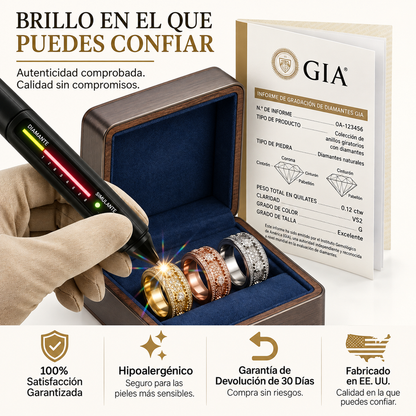 Calmora™ - Anillo Giratorio Estimulante Antiestrés