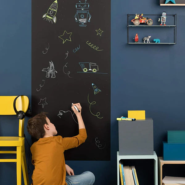 Pizarra Adhesiva para Estimular la Creatividad (45cm de Ancho x 200 cm Largo)