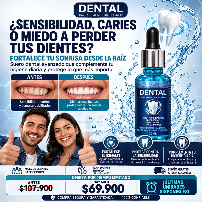 Serum Reparador Dental Avanzado 30 Ml - Adiós A La Sensibilidad