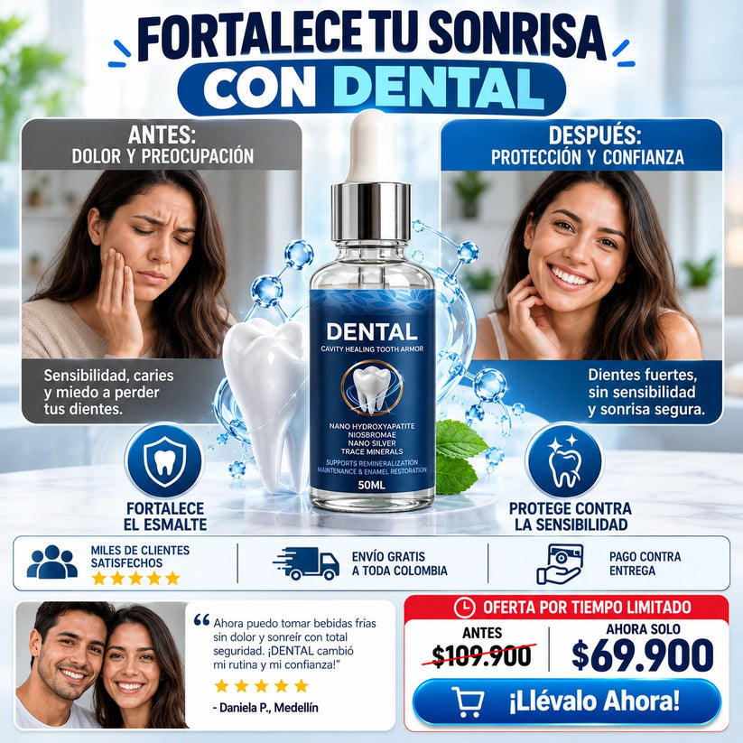 Serum Reparador Dental Avanzado 30 Ml - Adiós A La Sensibilidad