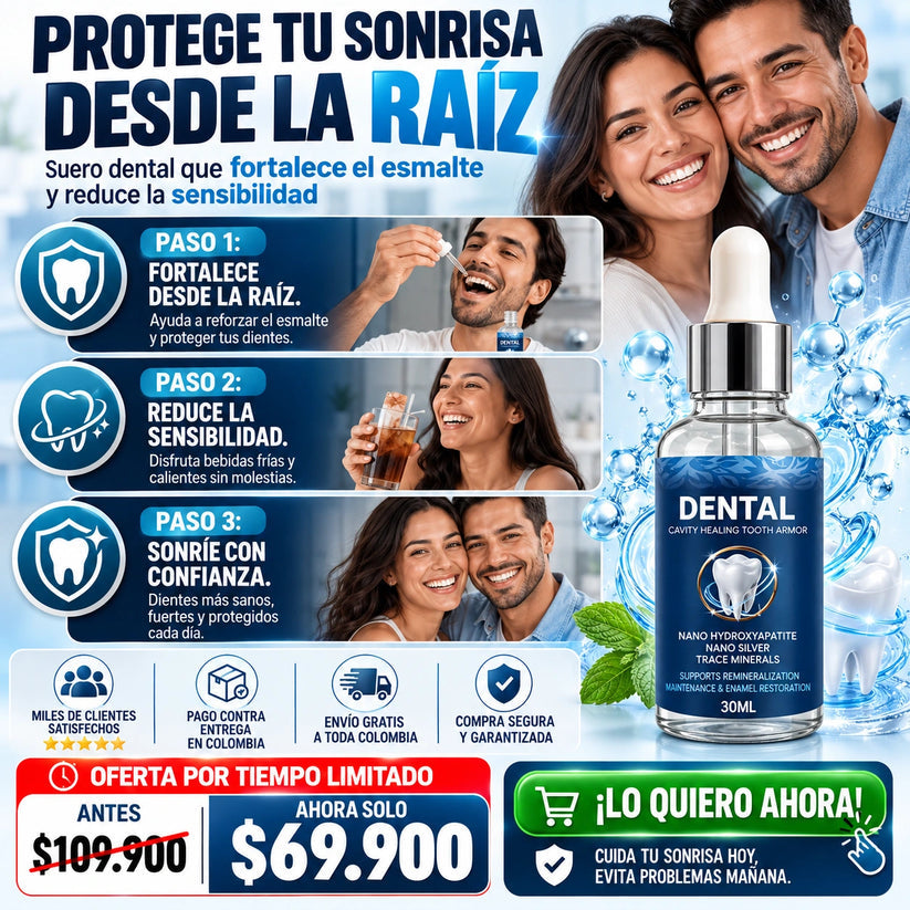 Serum Reparador Dental Avanzado 30 Ml - Adiós A La Sensibilidad